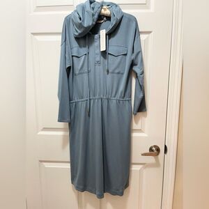 Soft Surroundings Womens Dress Hoodie Drawstring Size S Pockets Reawaken NWT